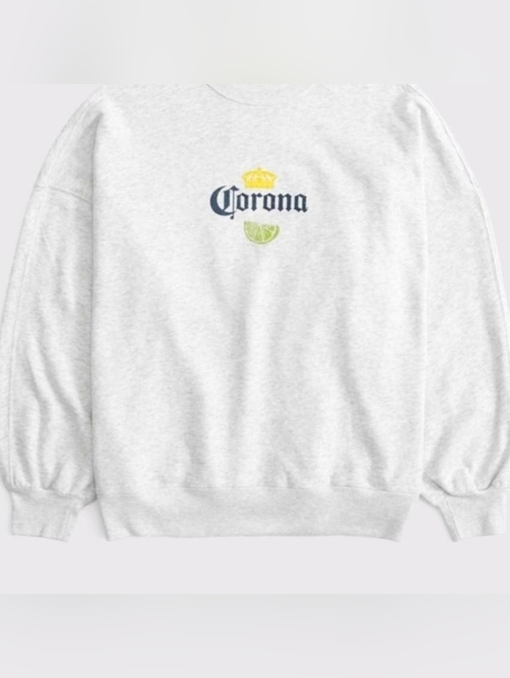 NWT A&F Corona Crewneck Sweatshirt with Yellow Crown and Lime Graphic 🤴👸